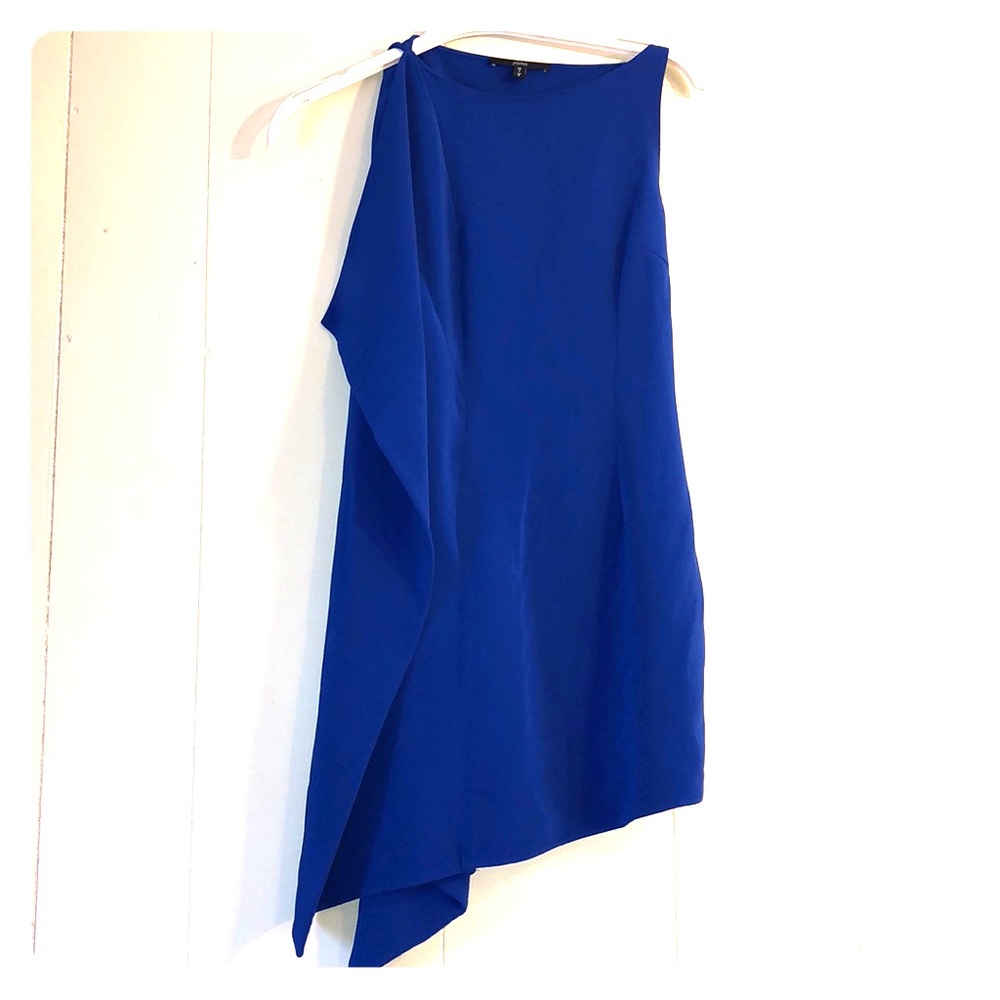 Above the knee asymmetrical cocktail dress